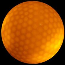 LED-Golfball "gelb" 