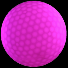 LED-Golfball "pink" 