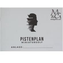 Pistenplan-Heft Miniaturgolf (Eternit) M&G 