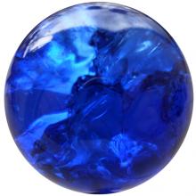 Glasball Splitter "blau" 