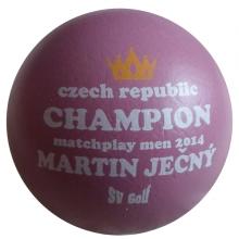 SV Golf Czech Champion 2014 Martin Jecny 