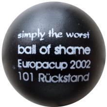 mg ball of shame 101 Rückstand 