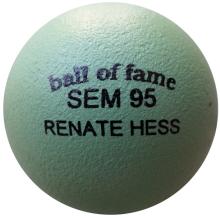 SV Golf ball of fame SEM 95 Renate Hess Raulack 