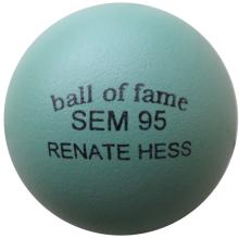 SV Golf ball of fame SEM 95 Renate Hess lackiert 