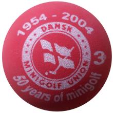 3D 50 years Dansk Minigolf Union Rohling 