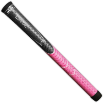 (Der dünne Griff) Winn Dri-Tac Soft Ladies Golfgriff grau-pink 